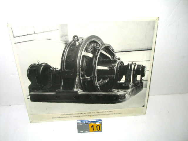  Collection ASPEG, pièce numéro 10 : Photographie d'une commutatrice