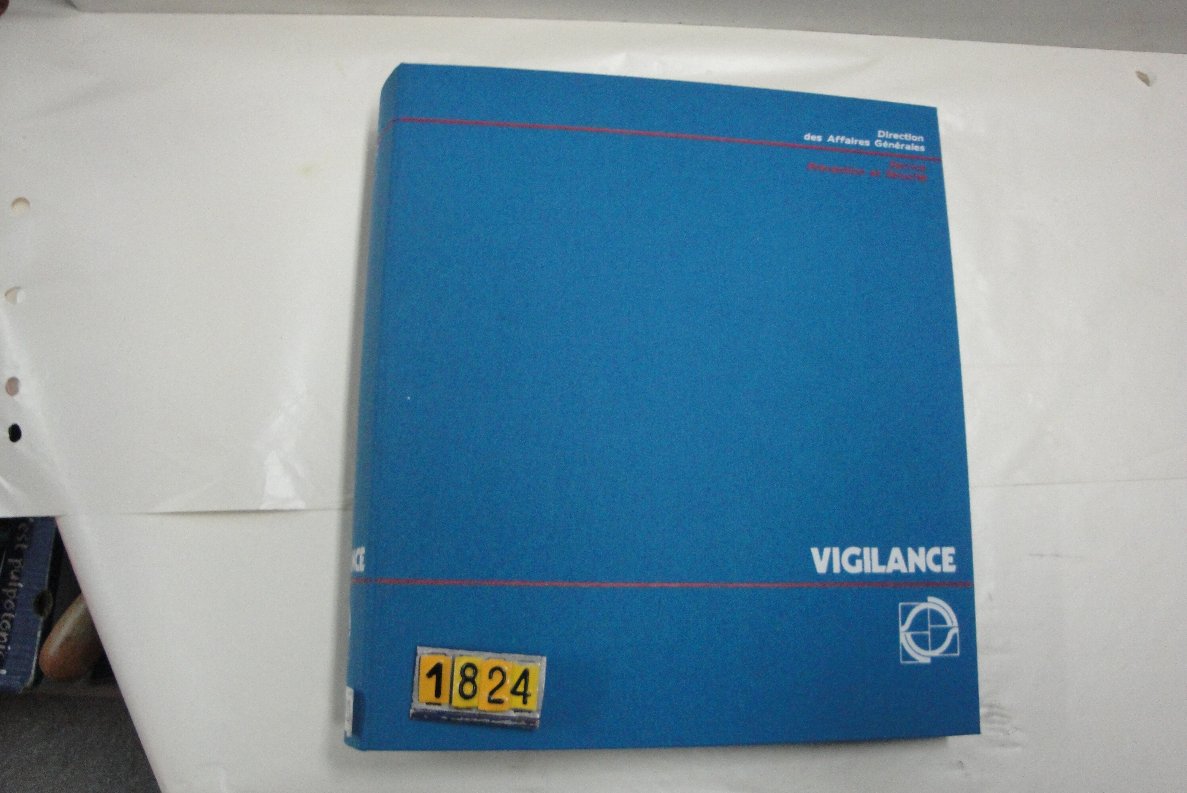  Collection ASPEG, pièce numéro 1824 : Vigilance du N°1 à 20