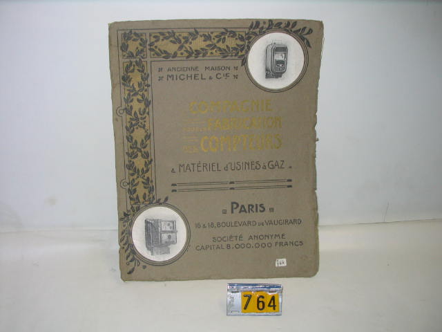  Collection ASPEG, pièce numéro 764 : Fabrication des compteurs