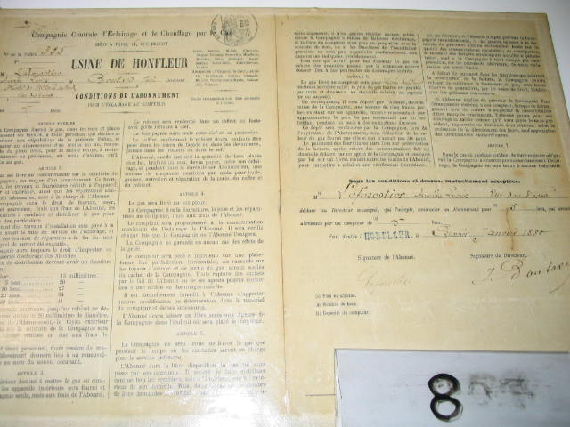  Collection ASPEG, pièce numéro 8 : Affiche Police d'abonnement