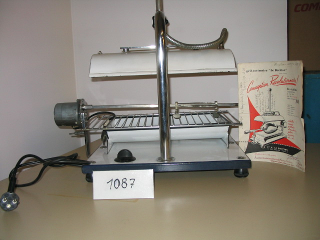  Collection ASPEG, pièce numéro 1087 : Gril Rotissoire