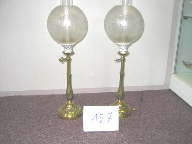  Collection ASPEG, pièce numéro 127 : Paire de flambeaux