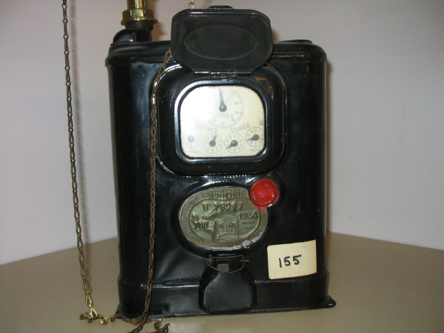  Collection ASPEG, pièce numéro 155 : Compteur à gaz 5 becs