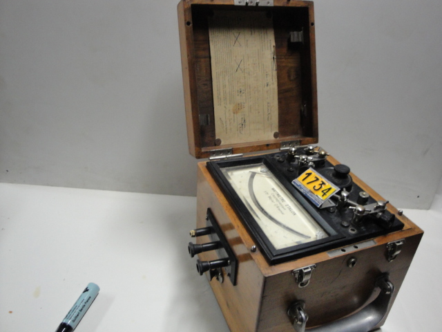  Collection ASPEG, pièce numéro 1734 : Wattmètre électro dynamique