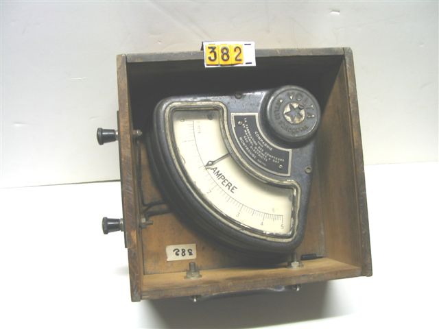  Collection ASPEG, pièce numéro 382 : Ampèremètre