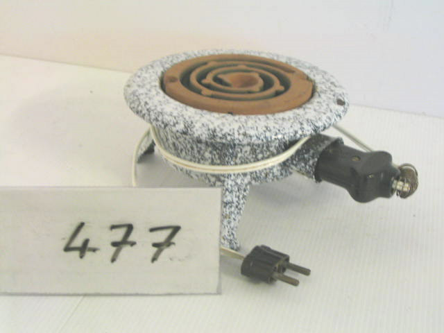  Collection ASPEG, pièce numéro 477 : Réchaud émaillé