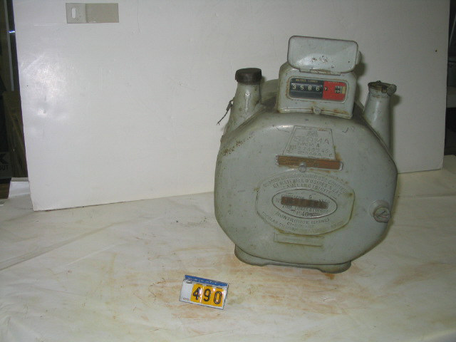  Collection ASPEG, pièce numéro 490 : Compteur gaz