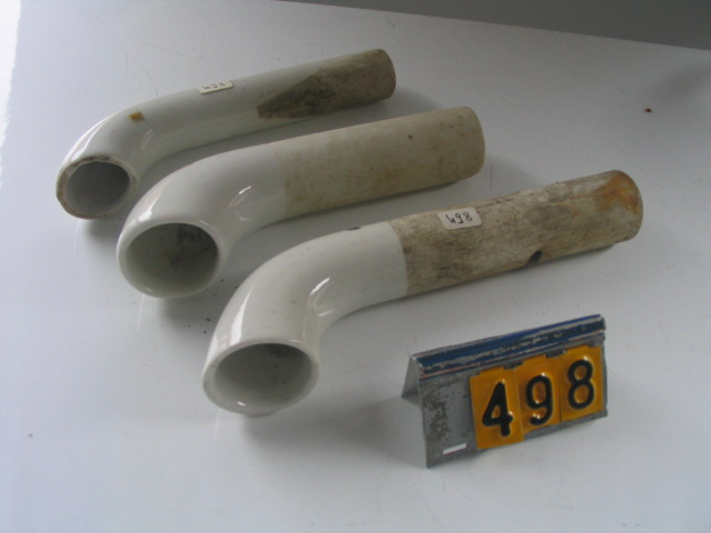  Collection ASPEG, pièce numéro 498 : cornes en faience