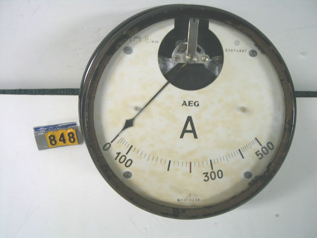  Collection ASPEG, pièce numéro 848 : Ampèremètre
