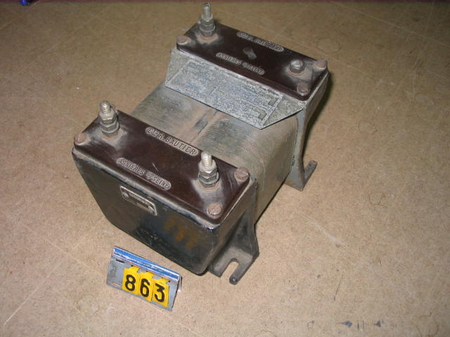  Collection ASPEG, pièce numéro 863 : Transformateur 100 volts