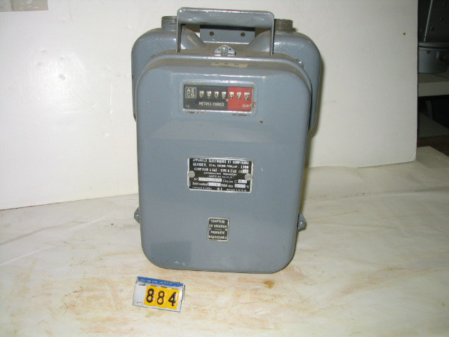  Collection ASPEG, pièce numéro 884 : Compteur à gaz